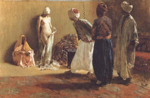 Ettore Cercone L'Examen des esclaves (mk32) oil painting picture